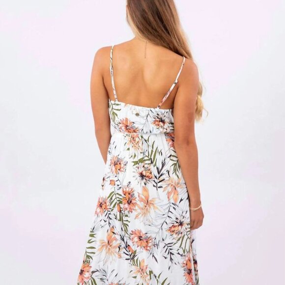 Rip Curl Playa Blanca Floral Maxi Dress, Size XL *EUC* - Picture 2 of 8